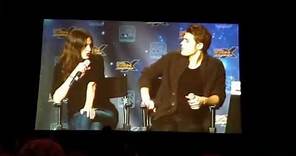 Phoebe Tonkin and Paul Wesley at Conic Con FanX 2015