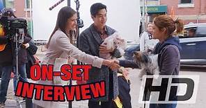 Henry Lau & Kathryn Prescott On Set 'A Dog's Journey' Interview [HD]