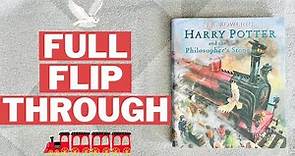Harry Potter And The Philosophers Stone Hardback Book Illustrated by Jim Kay Full Flip Through