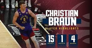 Christian Braun Earns Playoff Career High in 15 PT Performance in Game 3 of NBA Finals Against Heat