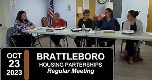 Brattleboro Housing Partnerships Board: BHP Bd Mtg 10/23/23