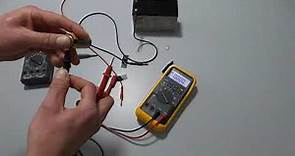 Misurazione di tensione e corrente batterie