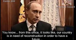 Putin knew what to do! His first interview, 2000