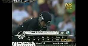Stephen Fleming 134* Vs South Africa, 2003 Cricket World Cup HD highlight