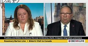 CBC Politics - Rosemary Barton Live speaks with U.S....