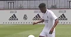 La présentation d'Aurélien Tchouaméni au Real Madrid