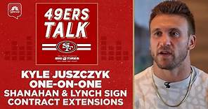 Kyle Shanahan and John Lynch sign contract extensions; Kyle Juszczyk 1-on-1 | 49ers Talk | NBCSBA