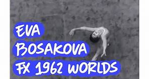 Eva Bosáková - Floor - 1962 World Gymnastics Championships
