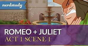 Romeo and Juliet Summary (Act 1 Scene 1) - Nerdstudy