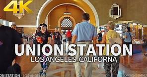 LOS ANGELES - Union Station, Los Angeles, California, USA, Travel, 4K UHD
