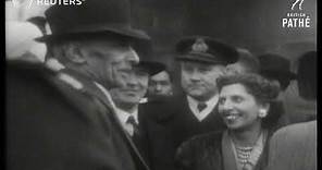 Indian leaders arrive in Britain (1946)
