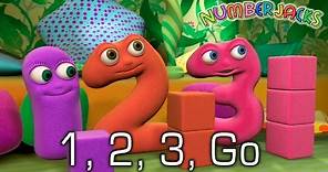 NUMBERJACKS | 1, 2, 3, Go | S1E38 | Full Episode