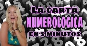 como hacer una carta numerologica facil y rapido