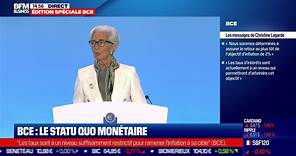 Édition spéciale BCE : conférence de presse de Christine Lagarde - 25/01