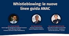 Whistleblowing le nuove linee guida ANAC