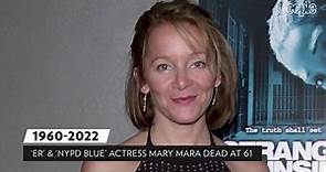 'ER' Actress Mary Mara Dead at 61 After Apparent Drowning in NY River: 'Everyone Loved Her'
