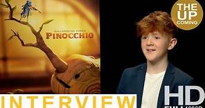 Gregory Mann on Pinocchio: debut lead role, singing & working with del Toro