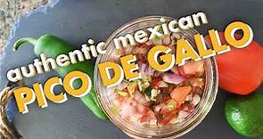 Authentic Salsa Recipe for Mexican Pico de Gallo - Mexican Cooking Academy