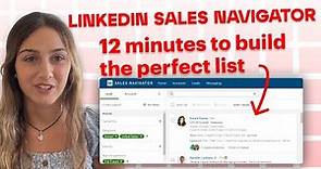 LinkedIn Sales Navigator Guide: 12 minutes to master it [2024]