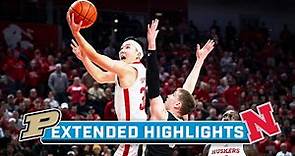 Purdue at Nebraska | Extended Highlights | Big Ten Men's Basketball | Jan. 9, 2024