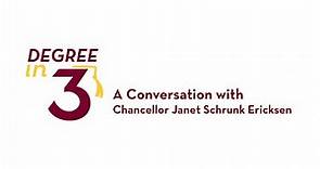 A conversation with the UMN Morris Chancellor about the Degree in Three initiative
