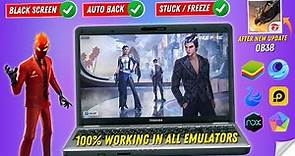 How to Solve Free Fire Black Screen, Auto Back, and Stuck/Freeze Problem After New Update (emulator)