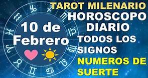 Horóscopo de hoy 10 Febrero 2023 - Tarot Milenario