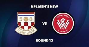 NPL Men’s NSW Round 13: Sydney United 58 FC v Western Sydney Wanderers FC