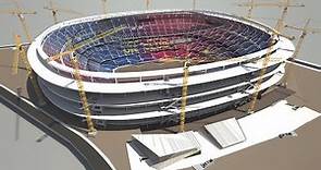 NEW CAMP NOU - Phased construction while continuing to play matches