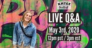 Live Q&A with Katee Sackhoff || May 3rd, 2020 @ 12pm PST