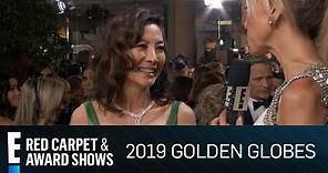 Michelle Yeoh Wears Her "Crazy Rich Asians" Ring at 2019 Golden Globes | E! Red Carpet & Award Shows
