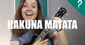 Qué significa HAKUNA MATATA