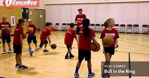 Basketball Fun Games - Bull in the Ring - iCoachNow