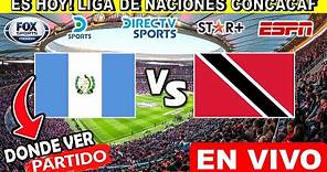 Guatemala vs. Trinidad y Tobago en vivo, donde ver, a que hora juega Guatemala vs. Trinidad Concacaf