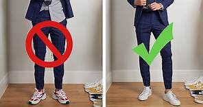 How to Wear Suits With Sneakers | 8 Do’s & Don'ts + Outfit Inspiration | Men’s Fashion