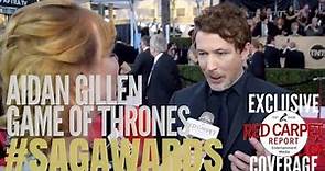 Aidan Gillen, Game of Thrones interviewed at 24th Screen Actors Guild Awards Red Carpet #SAGAwards