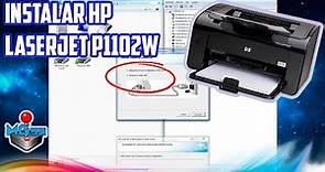 Como Instalar Impresora HP P1102w P1100 P1560 P1606dn Via USB | Drivers Originales Windows 7/8/10/11