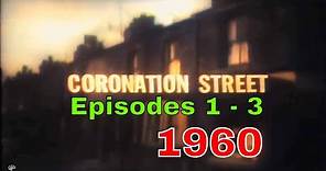 Coronation Street - First 3 episodes (1960) [colourised]