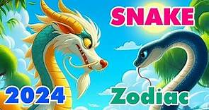 SNAKE: 2024 Zodiac Snake Prediction - The Year of the Green Wood Dragon 【Master Tsai】