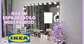 ESPEJO ESTILO HOLLYWOOD PASO A PASO DE IKEA / DIY FÁCIL 🥰 |@iambreen
