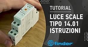 Istruzioni Temporizzatore Finder Tipo 14.01 - Tutorial