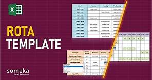 Rotation Schedule Excel Template | Free Excel Template for Employee Scheduling!