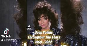 Then And Now Of "Joan Collins" From 1949 to 2022
