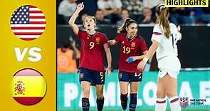 USA vs Spain | All Goals & Extended Highlights | October 11, 2022