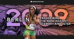 Shelly-Ann Fraser-Pryce vs Kerron Stewart 🇯🇲🔥 | World Athletics Championships Berlin 2009