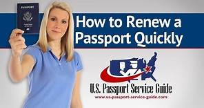 How to Renew a Passport Quickly