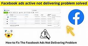 Facebook ads not delivering problem solved? How to Fix The Facebook Ads Not Delivering Problem