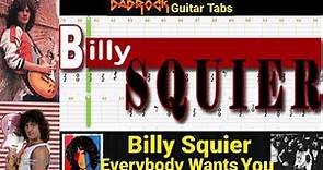 Everybody Wants You - Billy Squier - Guitar TABS Lesson