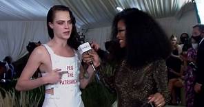 Cara Delevingne divides fans with ‘Peg the patriarchy’ vest at 2021 Met Gala