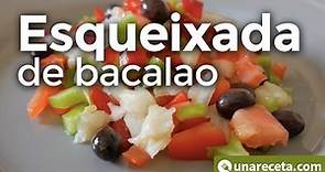 Esqueixada de bacalao ¡Sabrosa y baja en calorías!